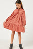 Polka Dot Tassel Detail Dress
