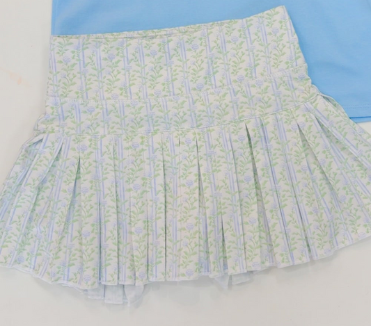 Grand Vines Mini Pleat Skort