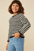 Black and White Stripe Pullover