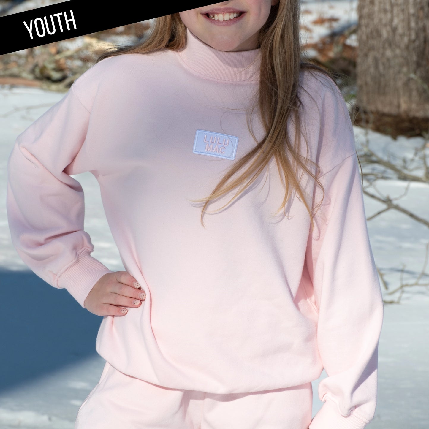 Lulu Mac Girls Mockneck