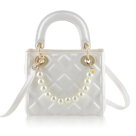 Pearl Purse - White