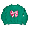 Bow Sequin Sweatshirt