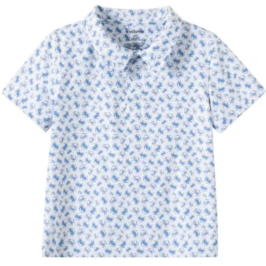 Crabby Blues Polo - Mens