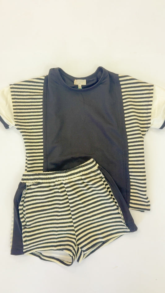 Color Block Striped Set