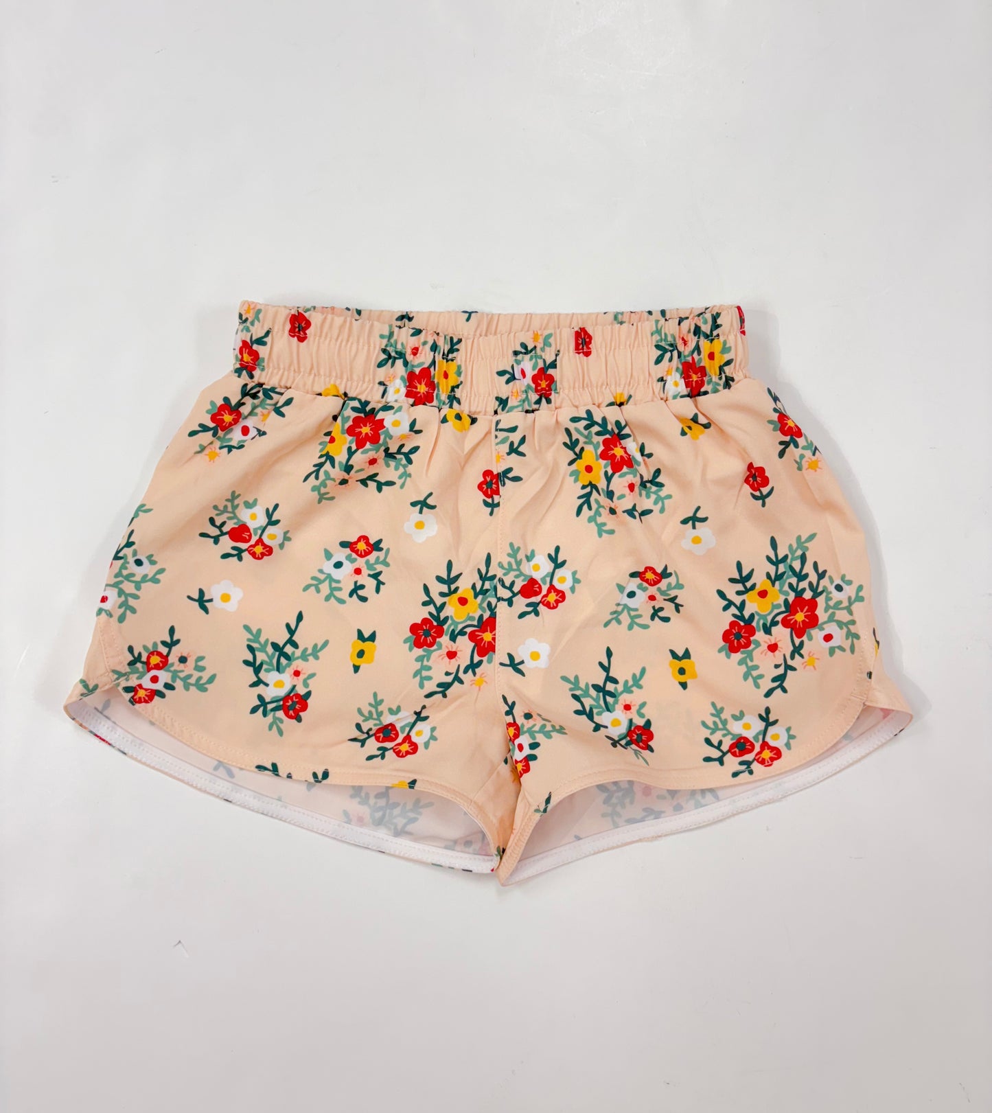 Red|Green Fall Floral Short