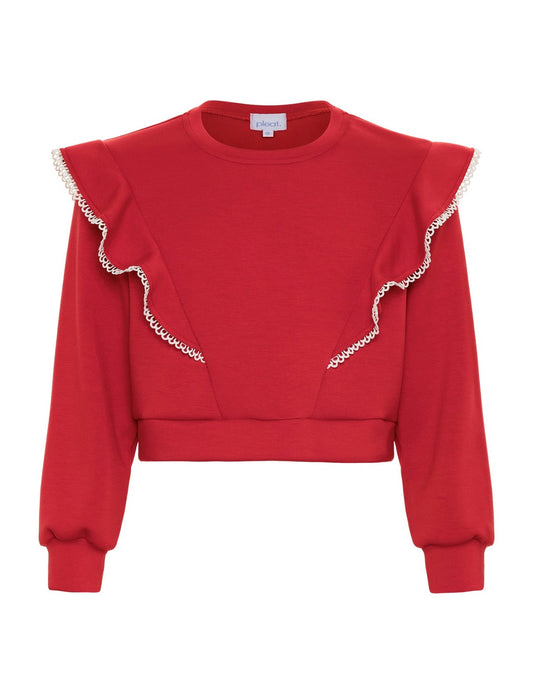 Livvy Sweatshirt Red
