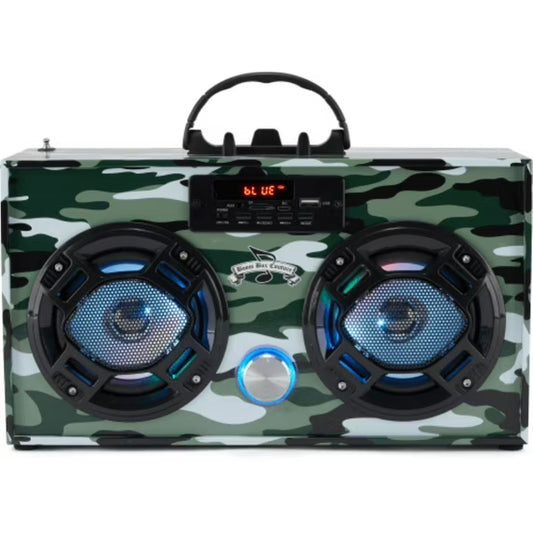 Boom Box Bluetooth Speaker - Green Camo
