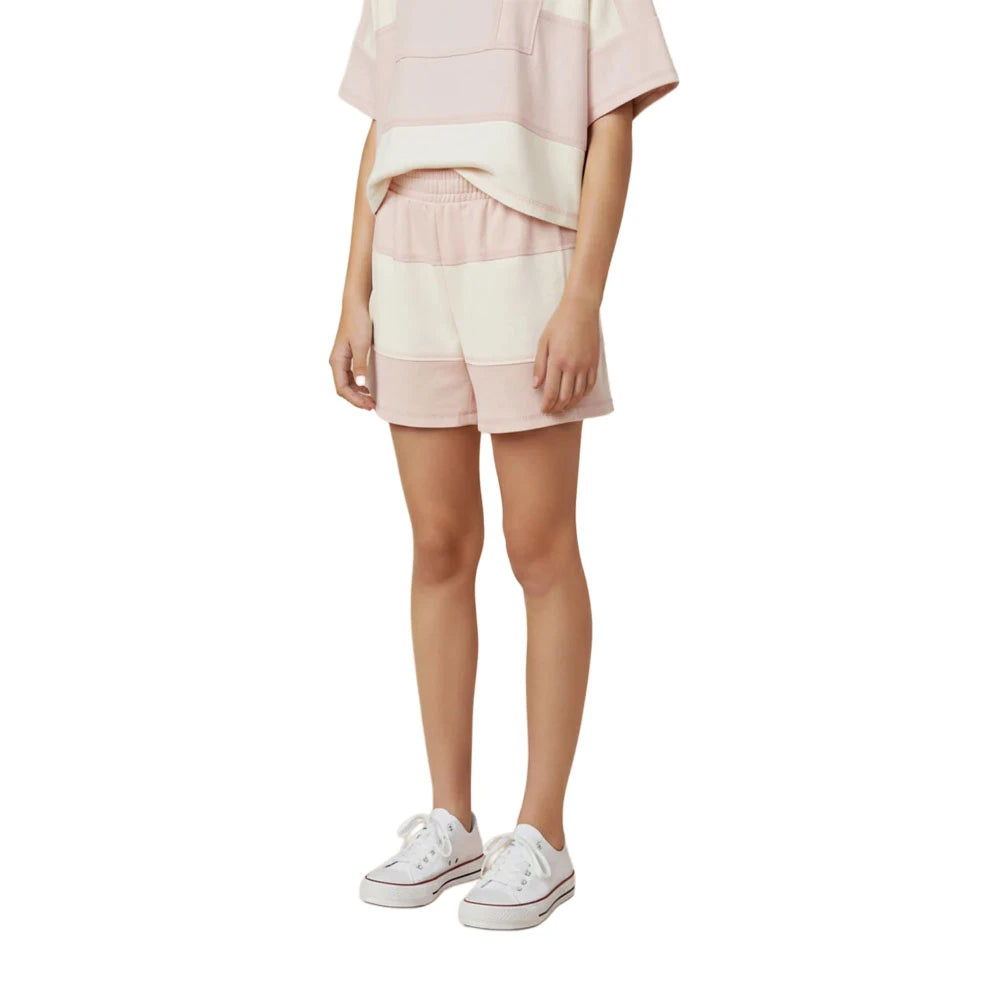 Girls Color Block Strip Set