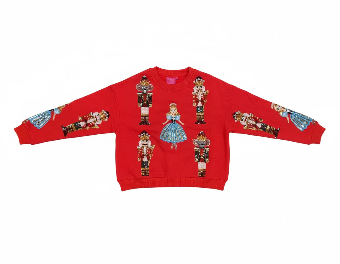 Red Nutcracker Ballet Sweatshirt