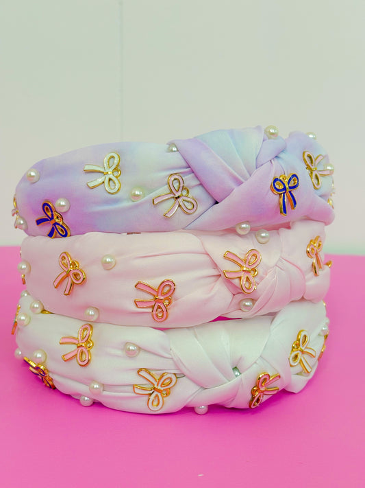 Pearl Bow Knot Headband