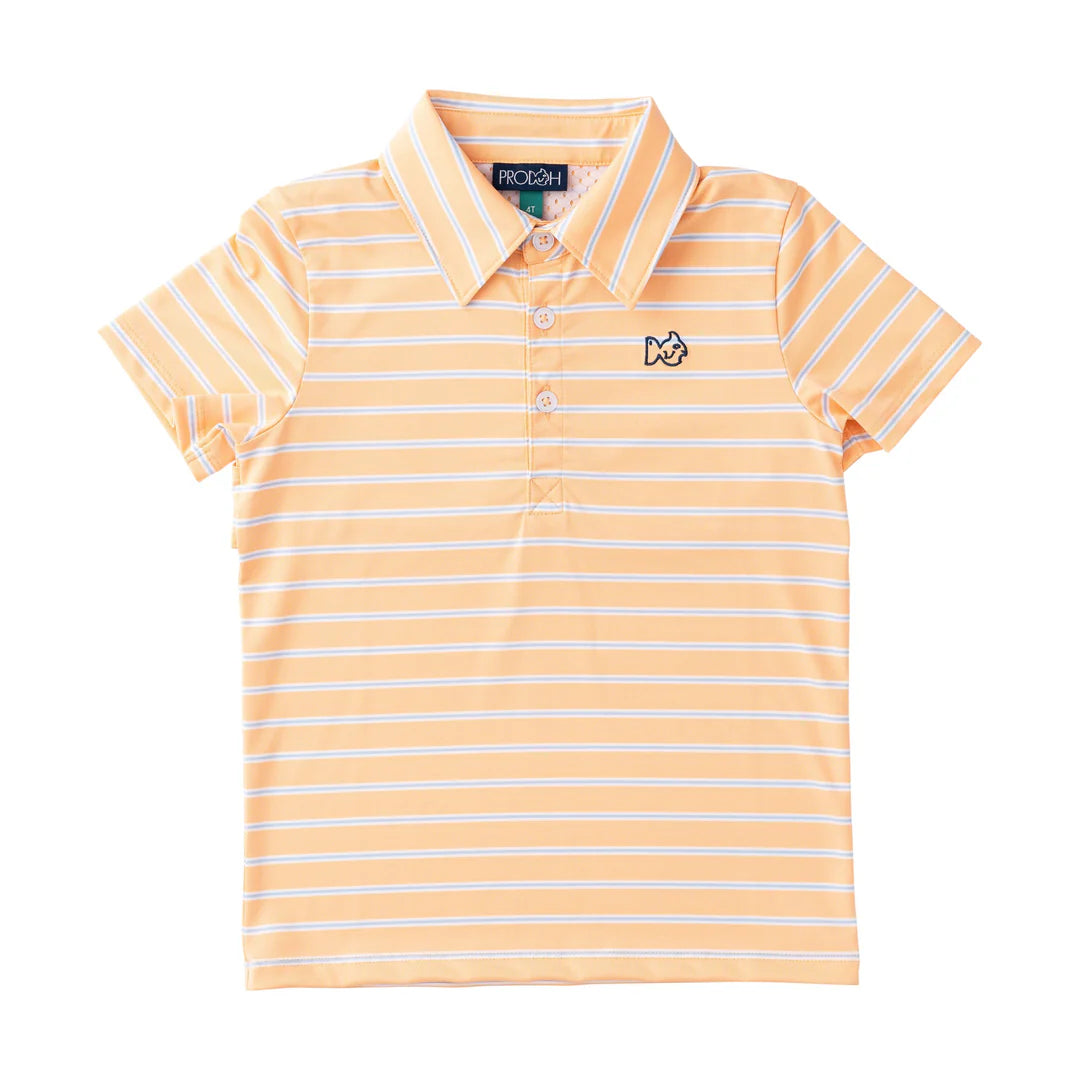 Orange Chiffon Stripe