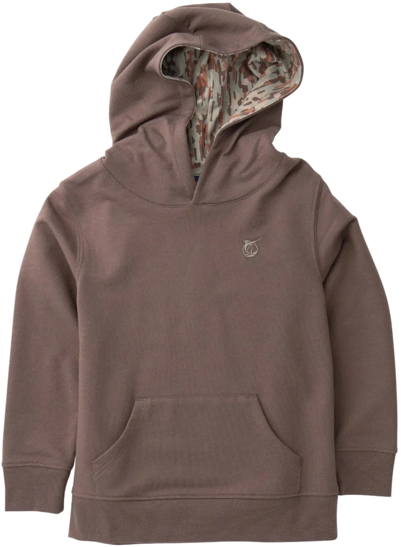 Boys Spinnerbait Hooded Sweatshirt - Coffee