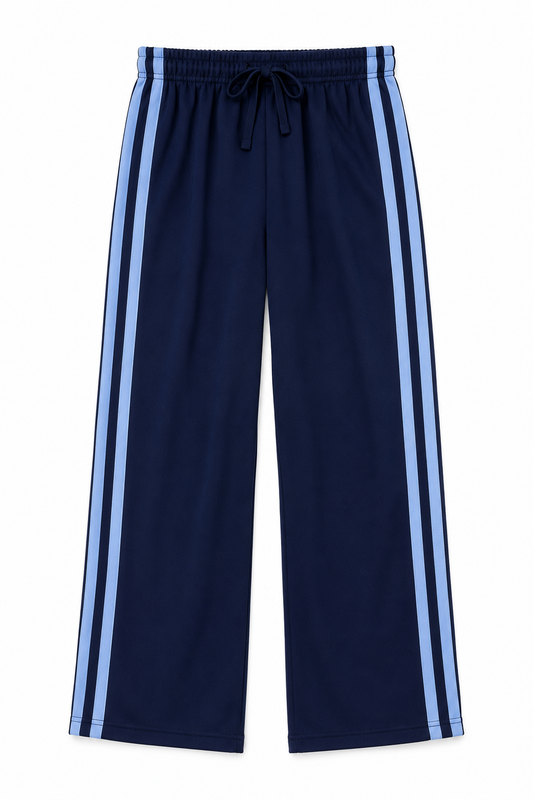 Cloud Wide Leg w/ Stripes Navy / Blue