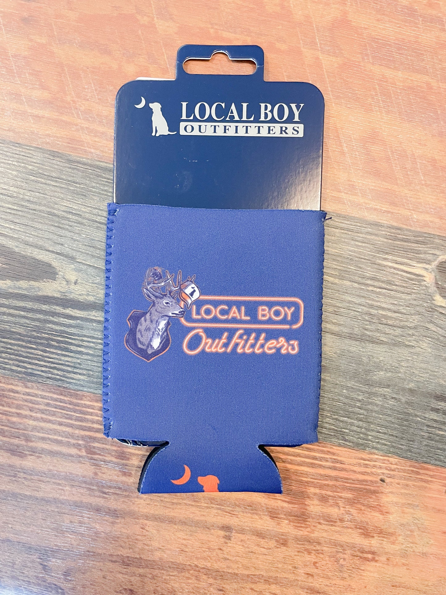 Local Boy Koozie- Neon Mount