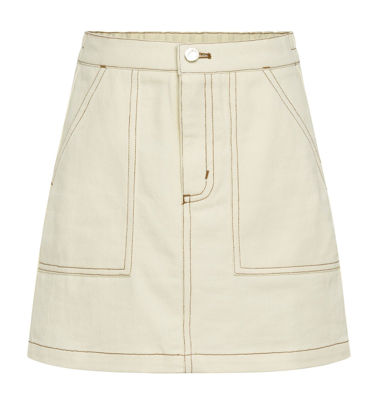 Sydney Skirt Cream/Tan