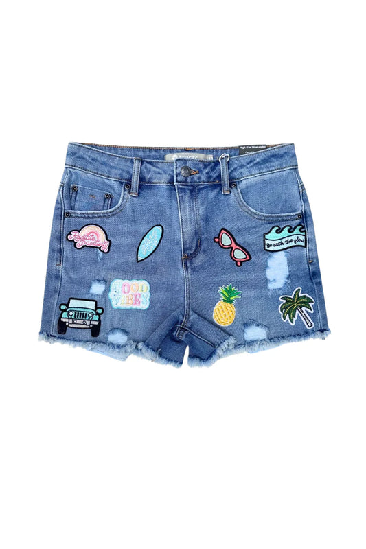 Summer Patch Work Jeans