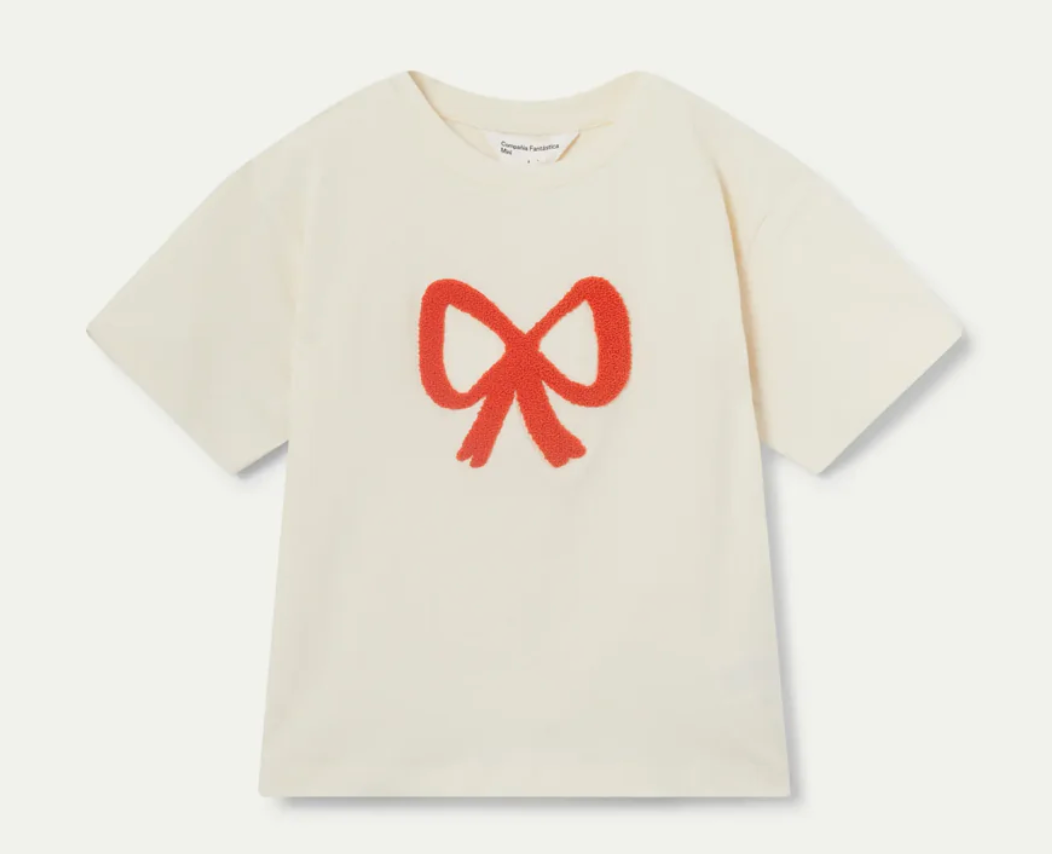 Orange Bow Graphic Tee