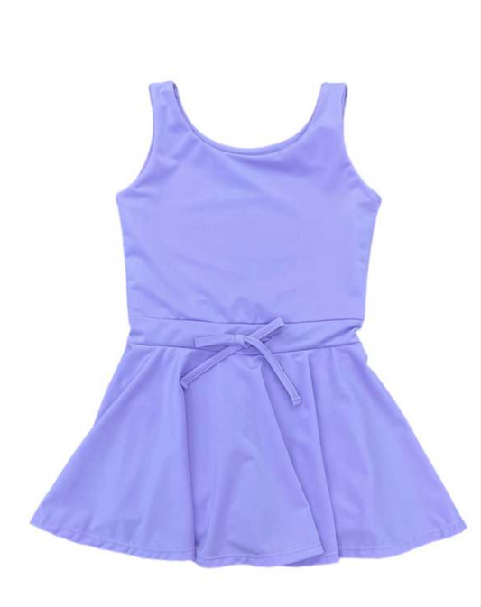 Athleisure Tennis Dress w Tie