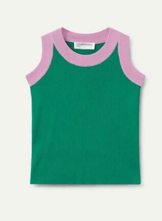 2 Tone Ribbed Tanks