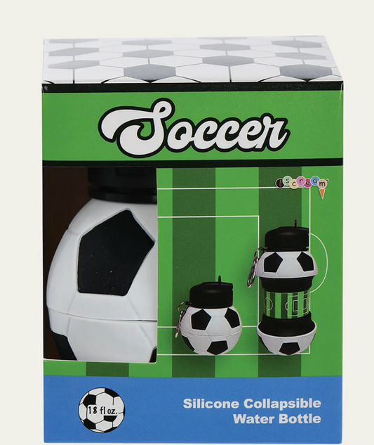 Soccer Collapsible Water Bottle