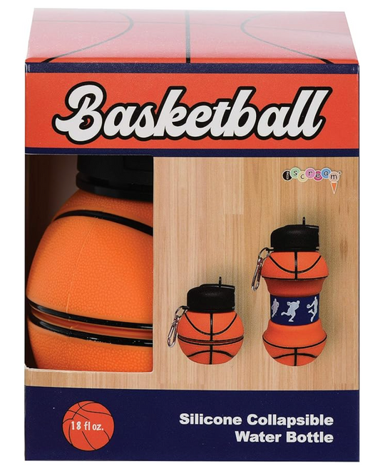 Basketball Collapsiable Waterbottle