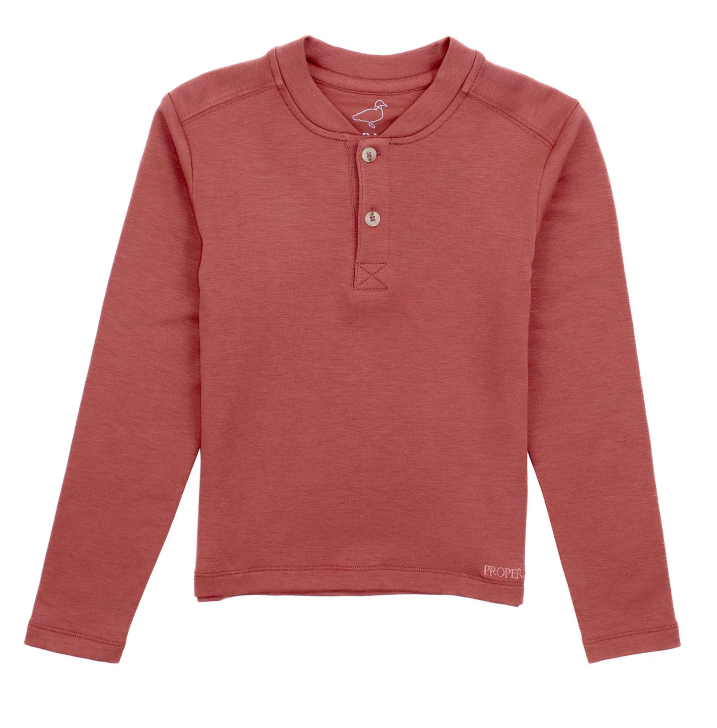 Boys Shoreline Henley LS