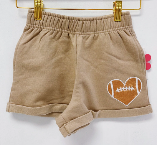 Football Heart Shorts