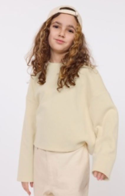 Tween Relaxed Crewneck Knit