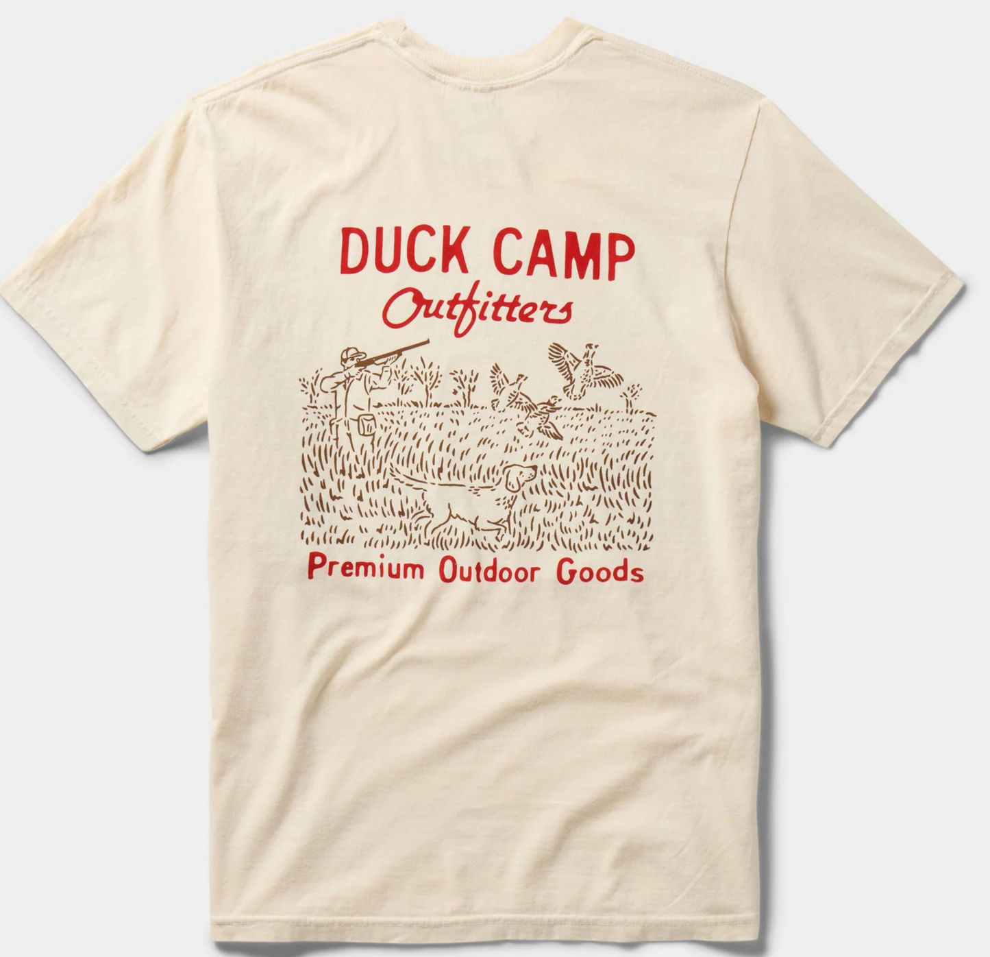 Mens Pheasant Field Tee- Ivory
