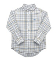 Carter Oxford Shirt Khaki Blue