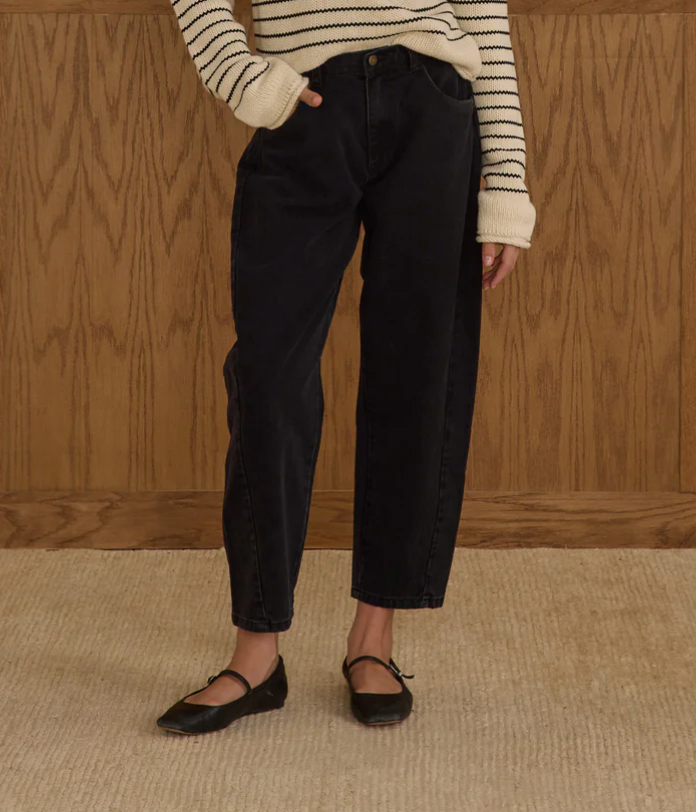 Barrel Pant || Washed Black