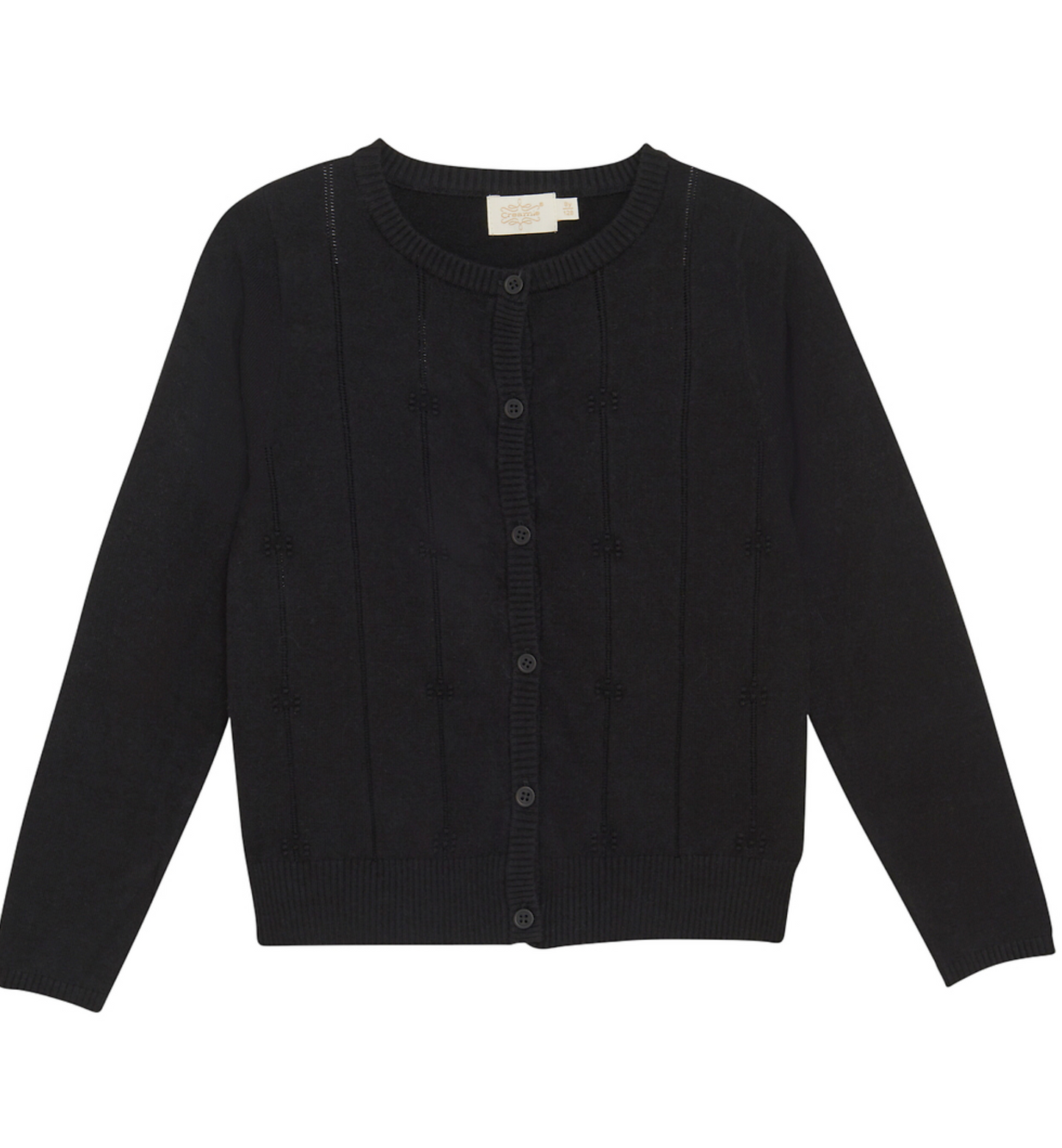 Cardigan Pointelle - Black