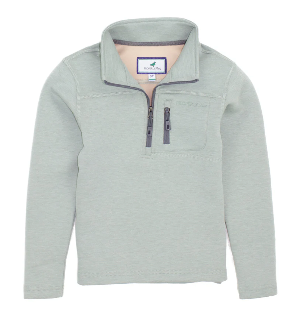 Boys Arctic Pullover - Sage Green