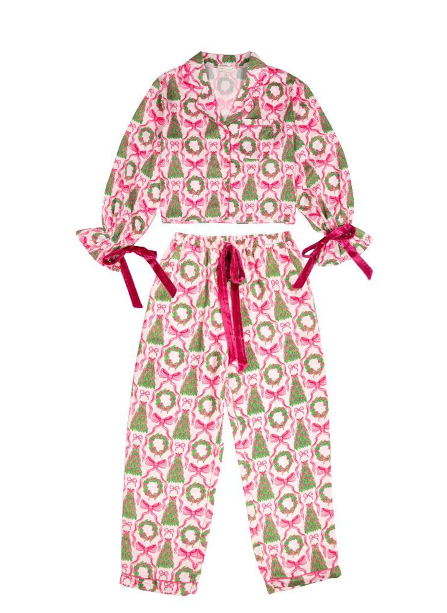 Bow Tree Pajamas Set