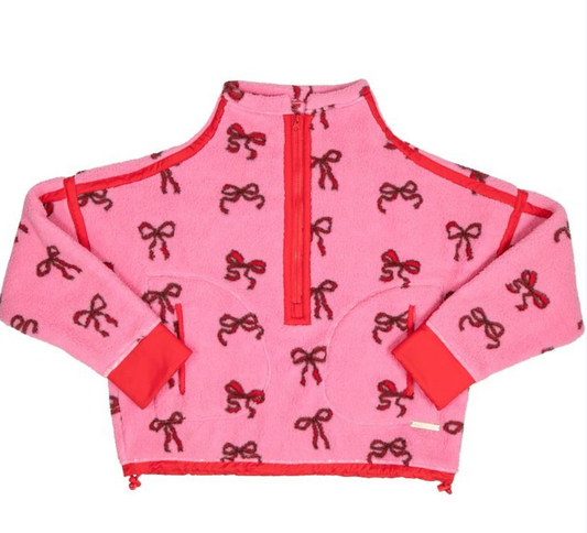 Bow Red and Pink Pullover