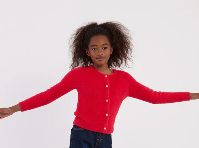 Girls Knitted Cardigan