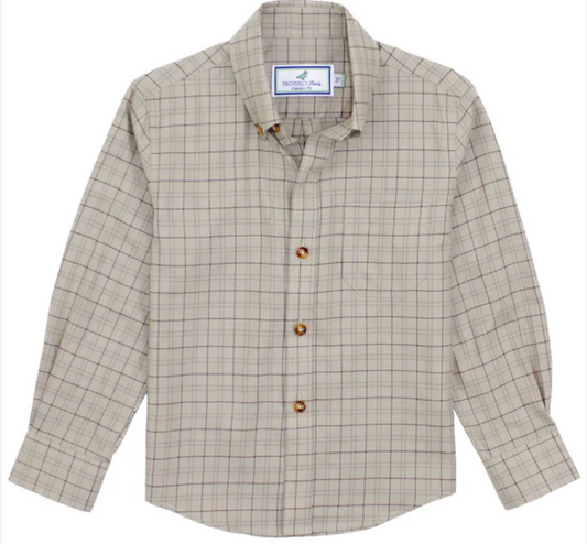 Boys Woodland Sportshirt Wheat Field