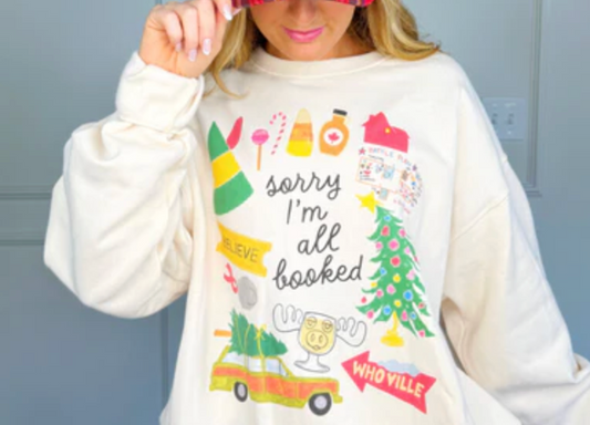 Sorry I'm all Booked Sweatshirts
