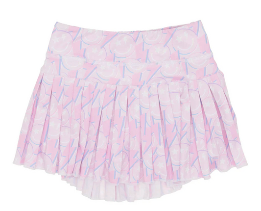 Smiley Spark Mini Pleat Skort