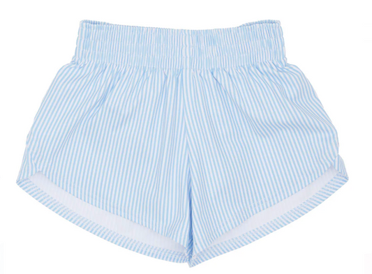 Light Blue Striped Steph Short