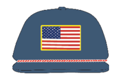 Youth Patriotic Rope Hat