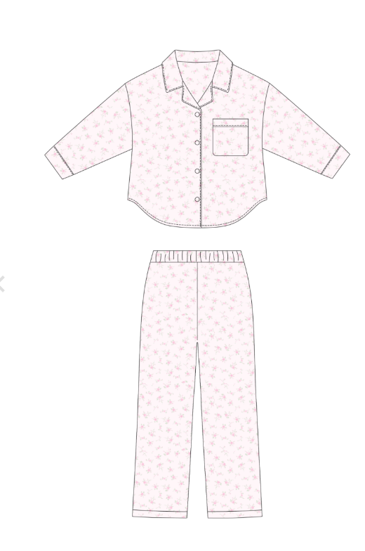 Sugar Plum Floral Pajamas Daisy Lounge