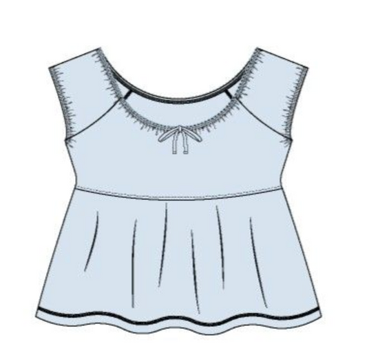 Babydoll Top Ice Melt