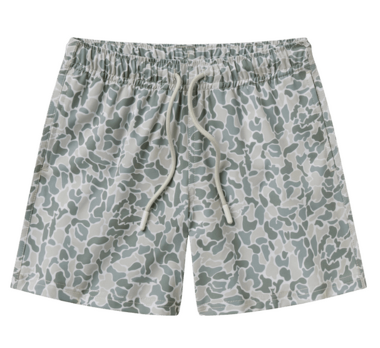 Boys Hooked On Camo Swim Shorts