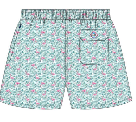 Boys Flamingle Swim Shorts