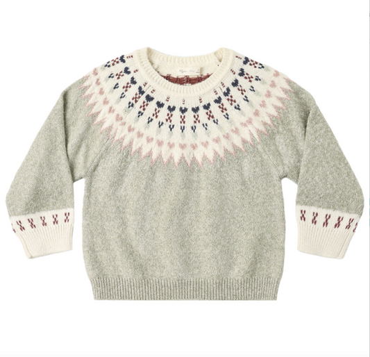 Fair Isle Sweater Sage
