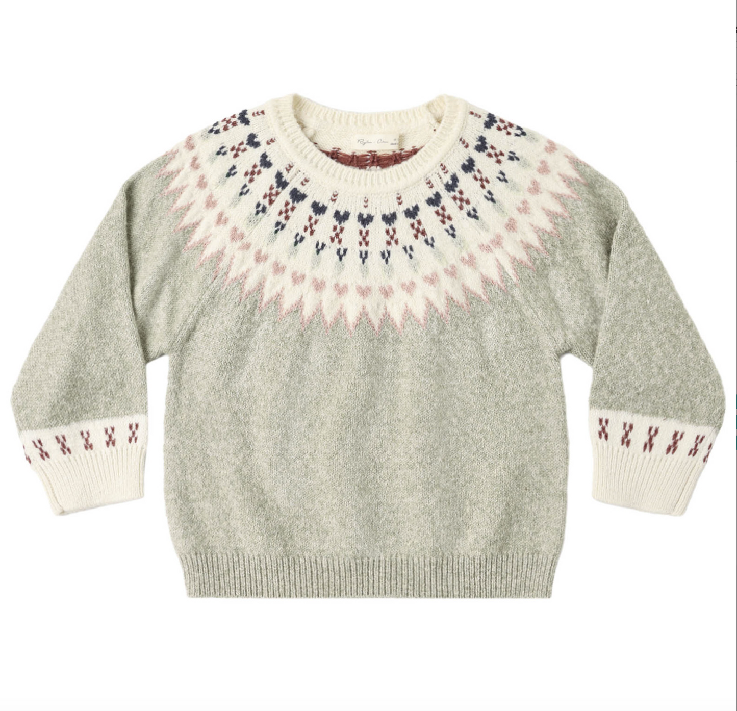 Fair Isle Sweater Sage
