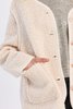 Girls Woven Jacket-Offwhite