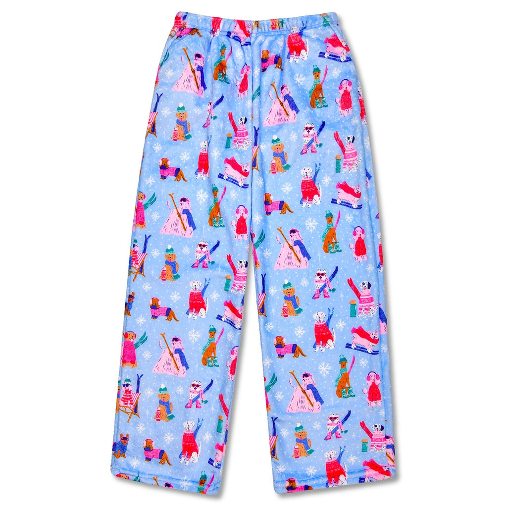 Ski Dog Plush Pants