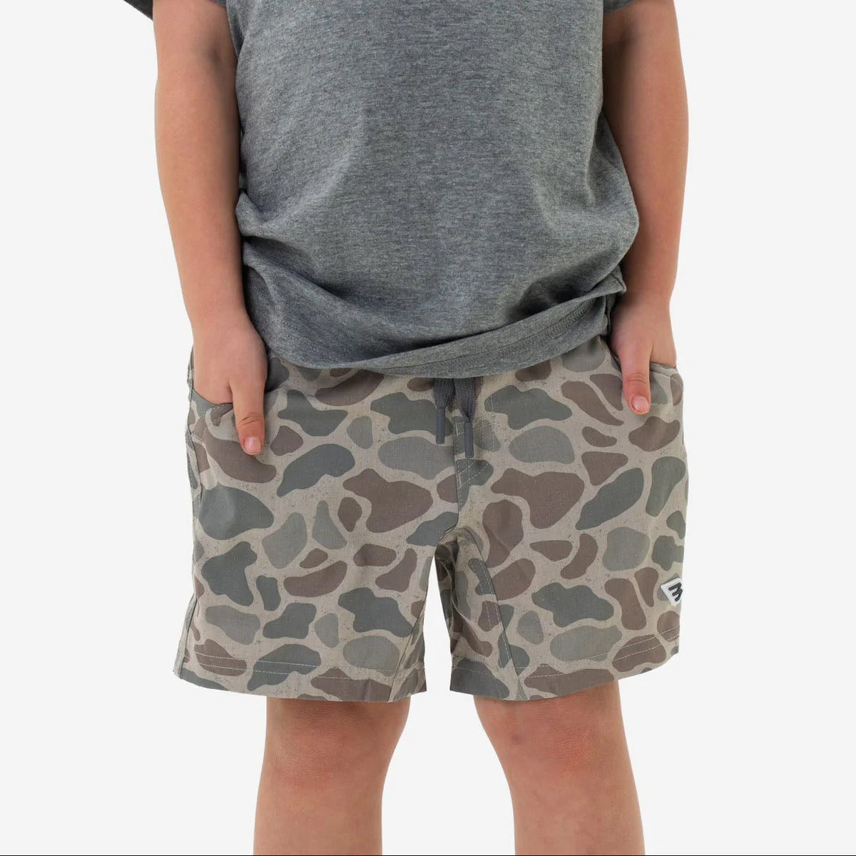 Youth Athletic Deer Camo Shorts